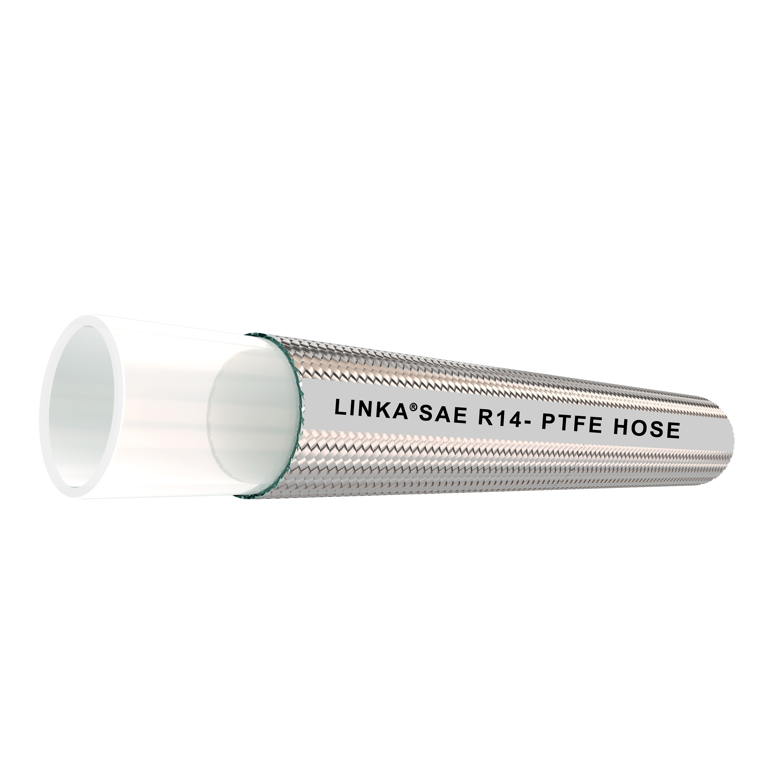 SAE R14 -PTFE нержавеющая проволока плетеное шланг